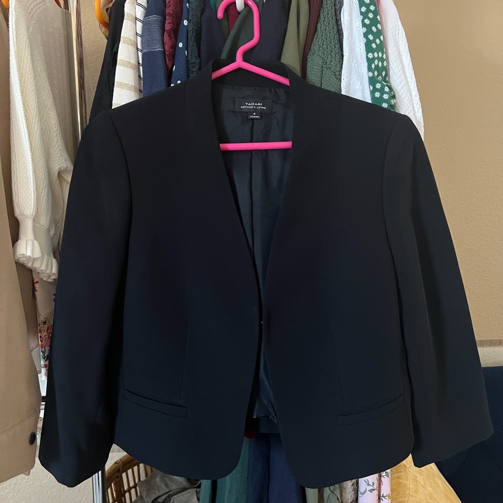 Talbots Lightweight Black Blazer